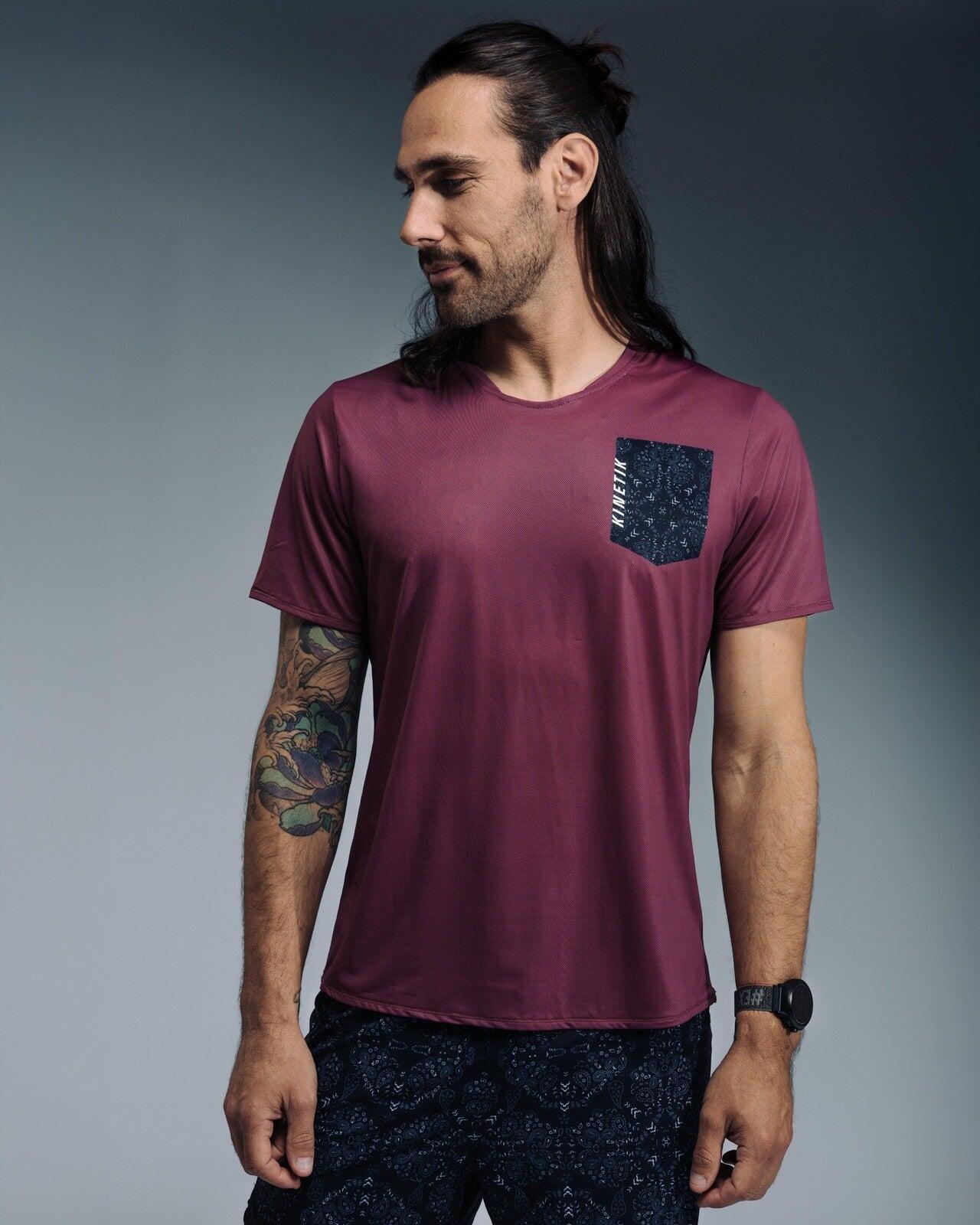 MAILLOT DE TRAIL RUNNING MAVRIK HOMME PAISLEY 2/4