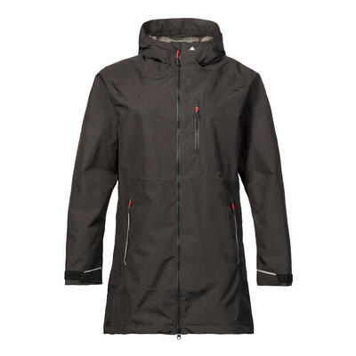 Waterdichte lange jas voor dames musto sardinia