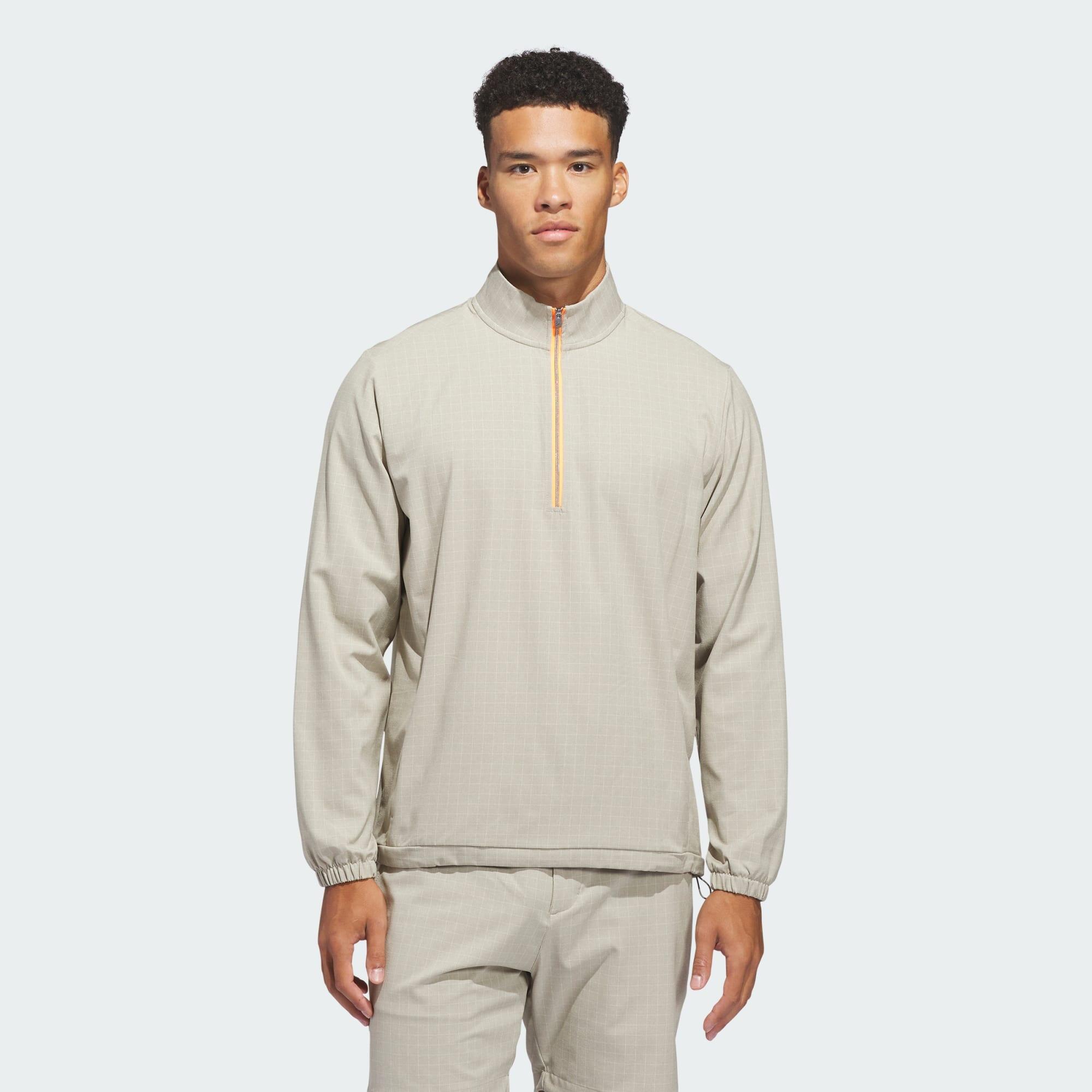 Adidas - Sweat-shirt Zip 1/4 Toile Ultimate365 Set - Survêtement De Sudation - Beige - S - Decathlon