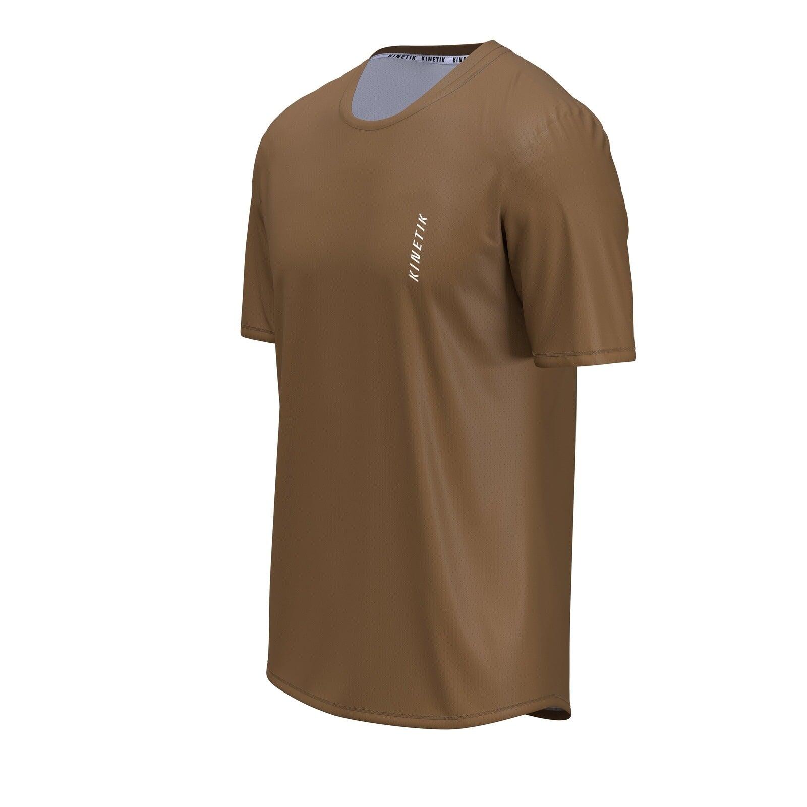 MAILLOT DE TRAIL RUNNING MAVRIK HOMME PECAN BROWN 1/5