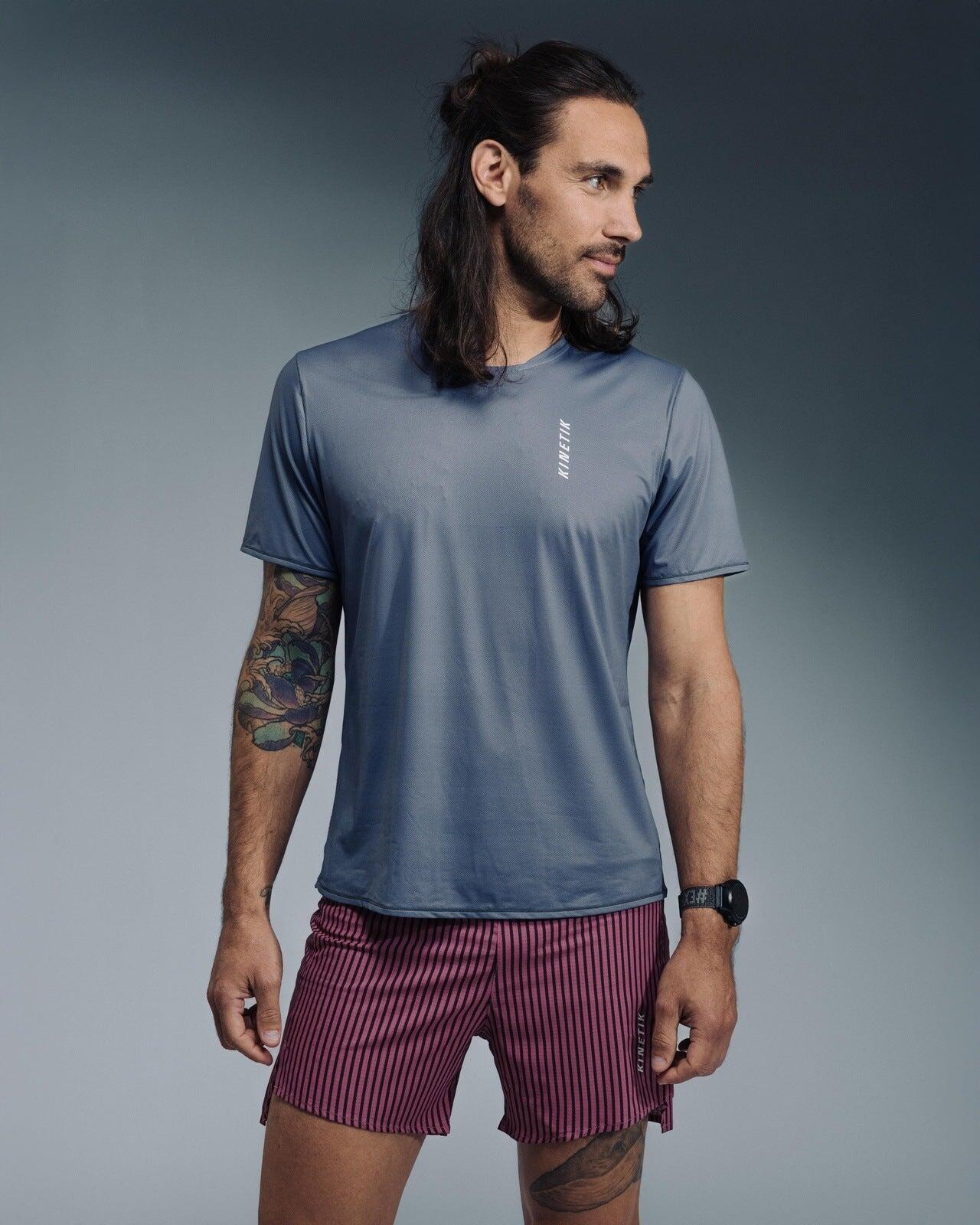 MAILLOT DE TRAIL RUNNING MAVRIK HOMME ODYSSEY GRAY 3/7