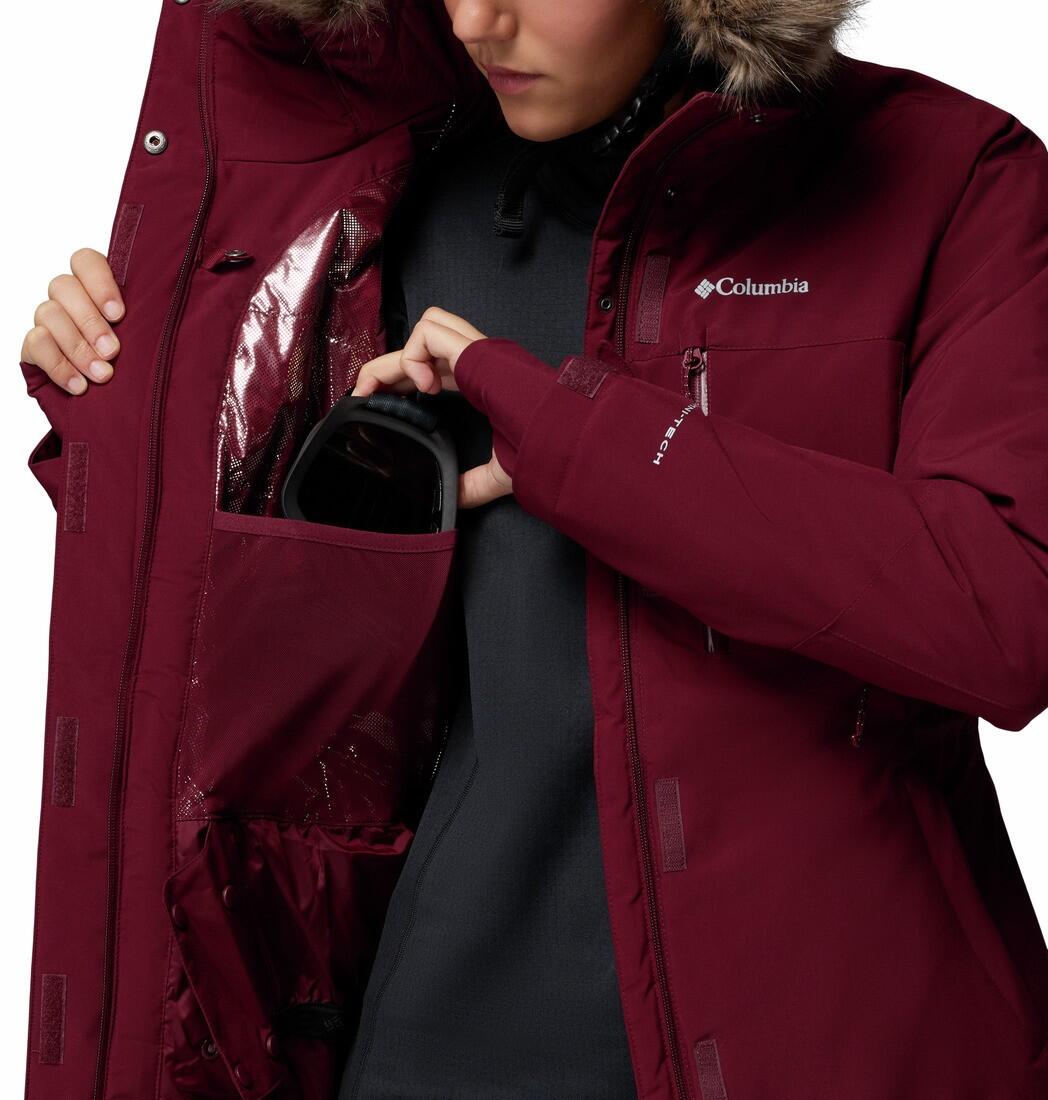 Veste de Ski Imperméable Columbia "Ava Alpine II Insulated Jacket" S Bordeaux 6/7