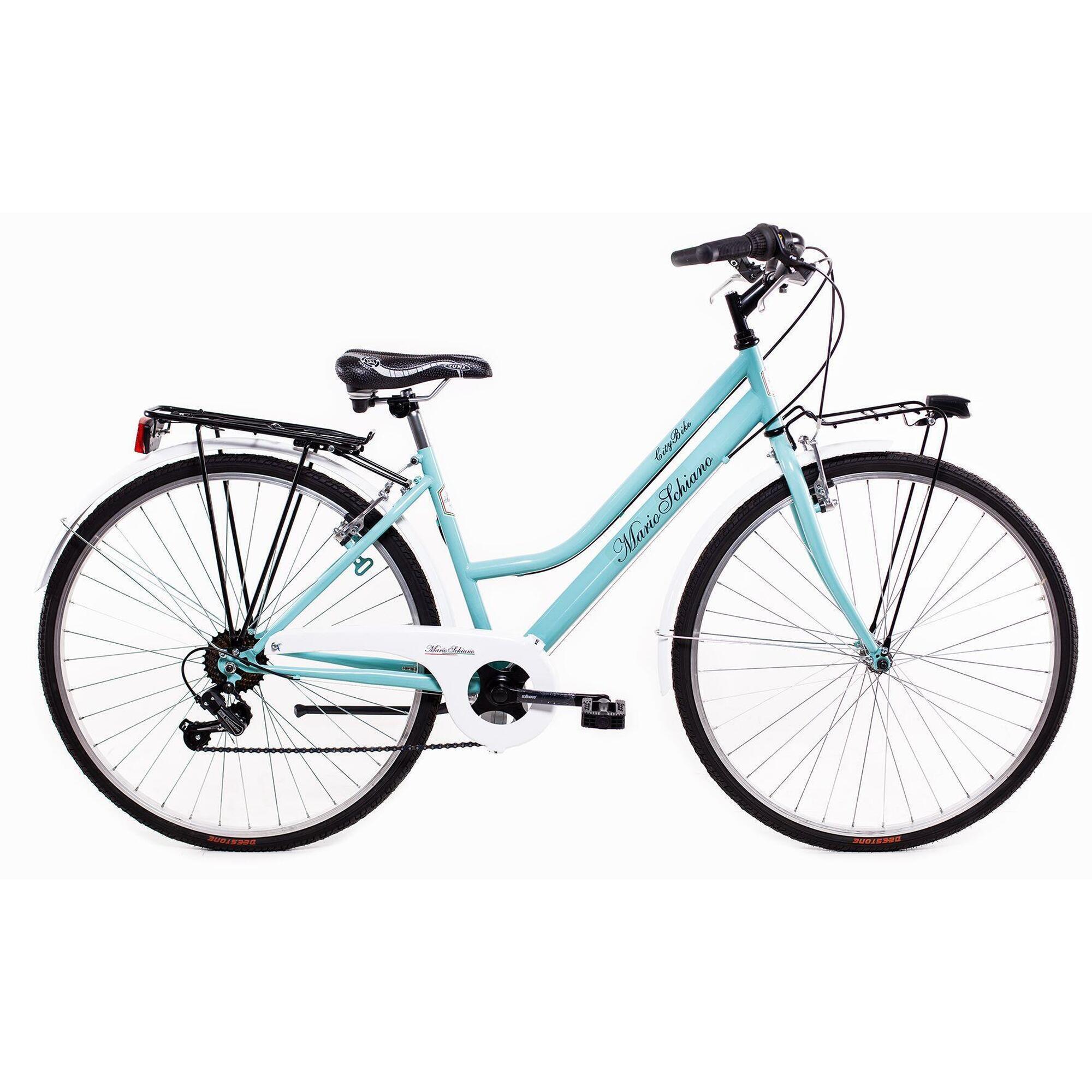 F.lli Schiano - Mario Schiano City Bike 28 Homme, Vélo De Ville, 6 Vitesses - Vélo Ville - Bleu - 42 M/l - Decathlon