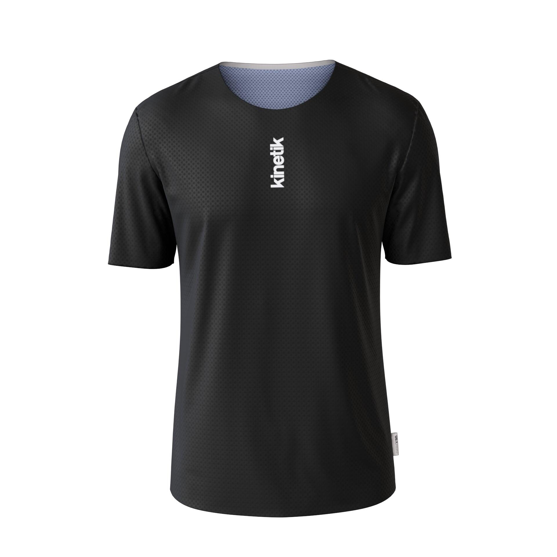 MAILLOT DE TRAIL RUNNING MAVRIK HOMME AR.90 BLACK BEAUTY 3/4