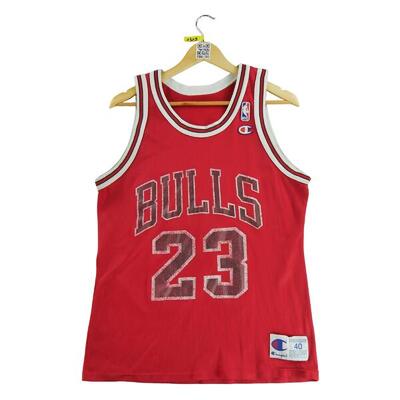 Seconda Mano - Maglia rossa Chicago Bulls NBA Uomo - Stato buono