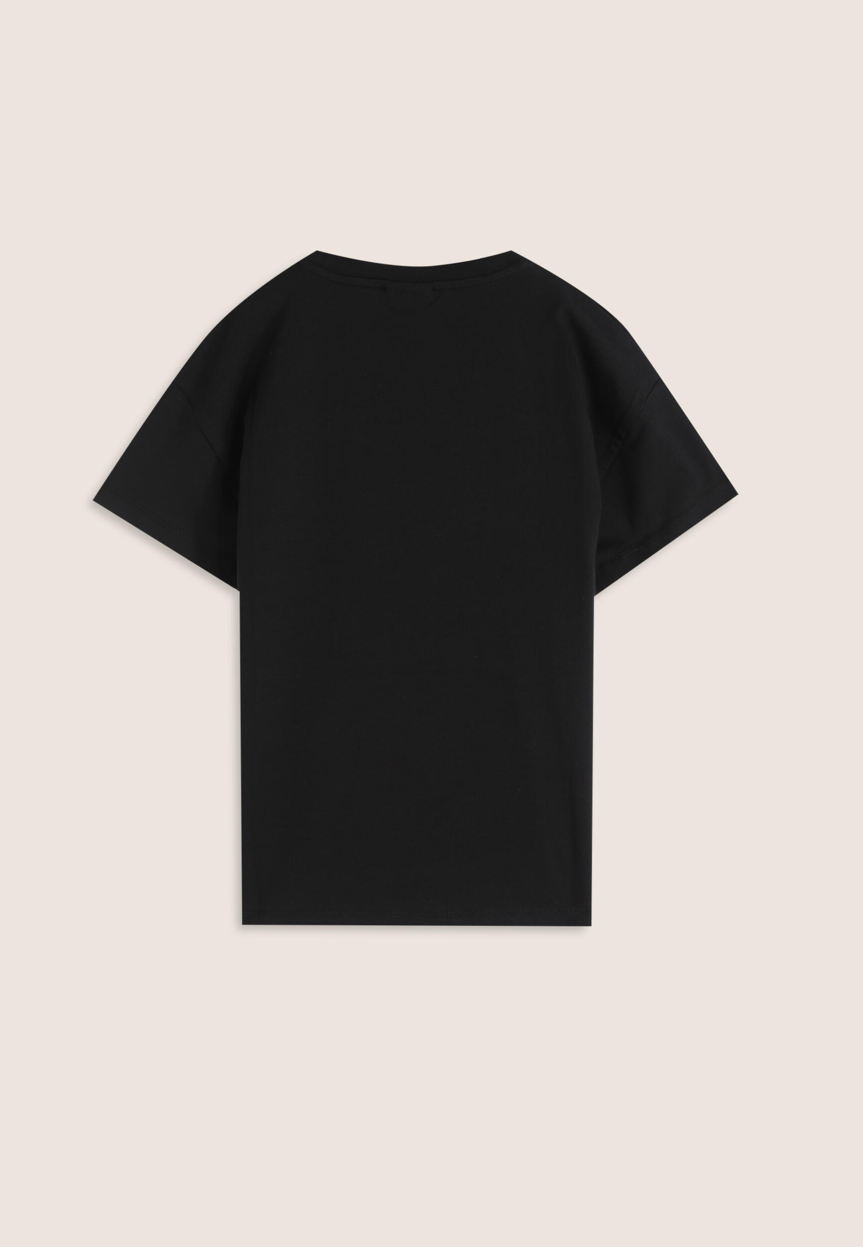 T-shirt bambina con maxi logo borchiato 2/3