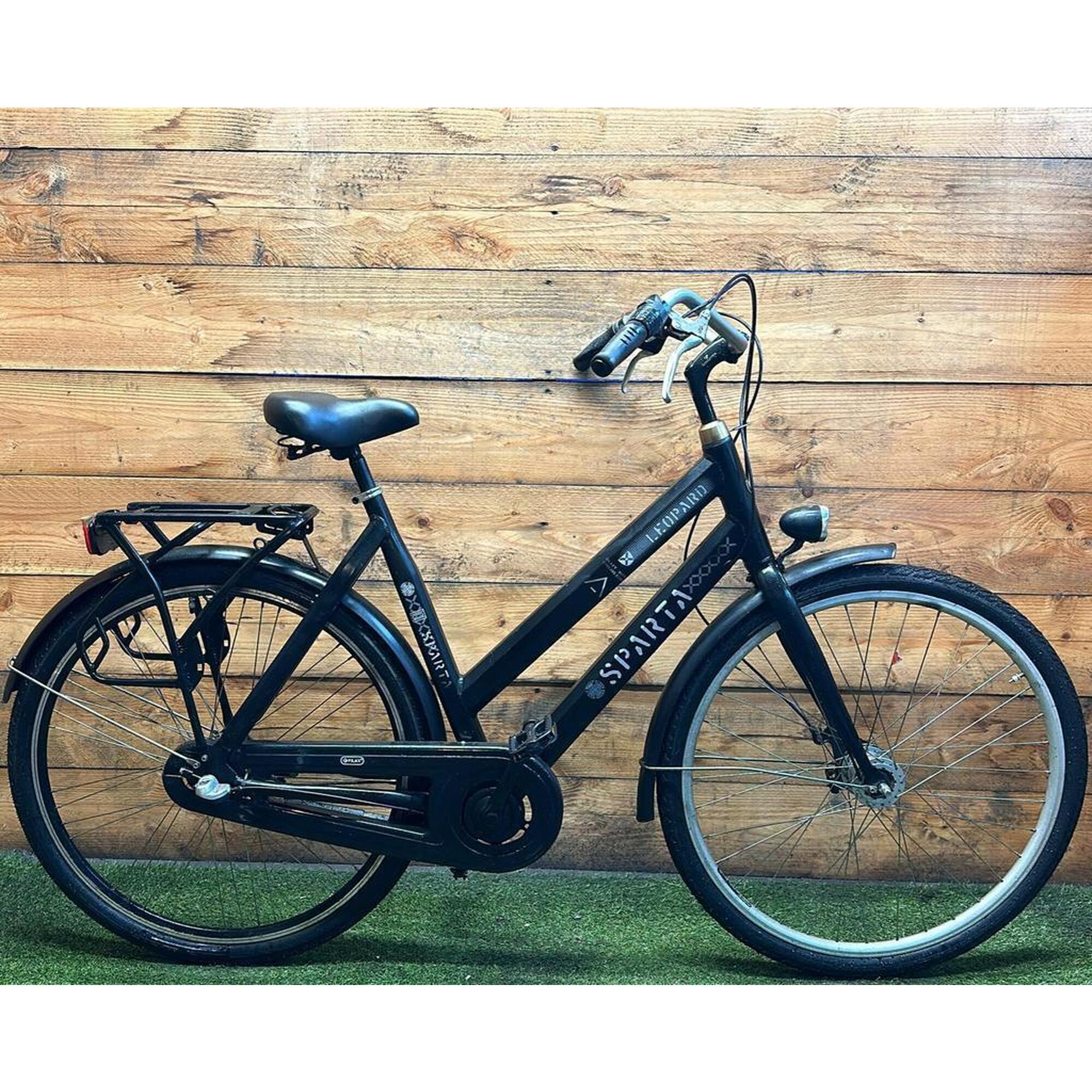 Sparta - Vélo D’occasion Sparta Leopard 3v 28inch 57cm - Vélo Ville - Noir - Decathlon