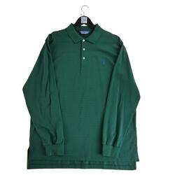 Reconditionné - Polo manches longues Homme Vert - homme - Excellent