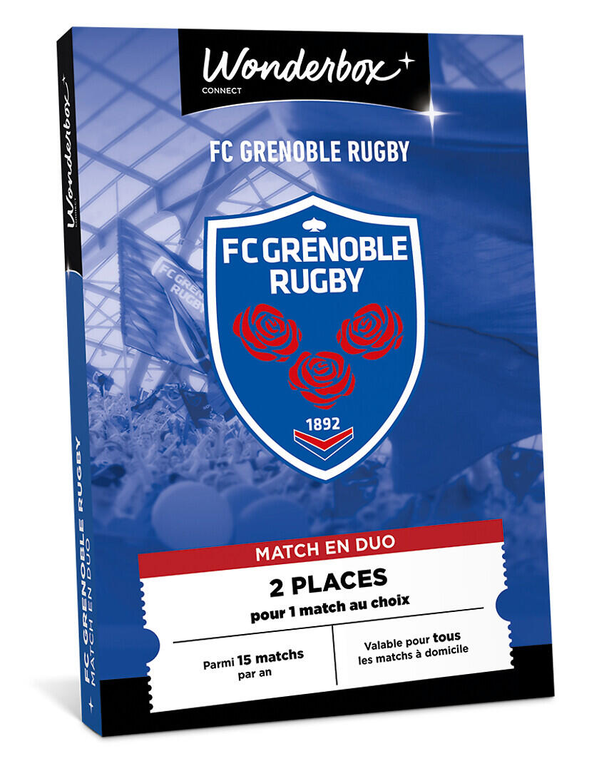 WONDERBOX - 2 places pour un match FC Grenoble Rugby (au choix). 1/4