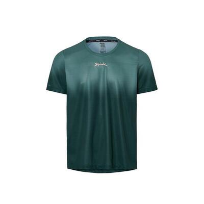 Camiseta de ciclismo manga corta All Terrain Carbonite Unisex Spiuk verde