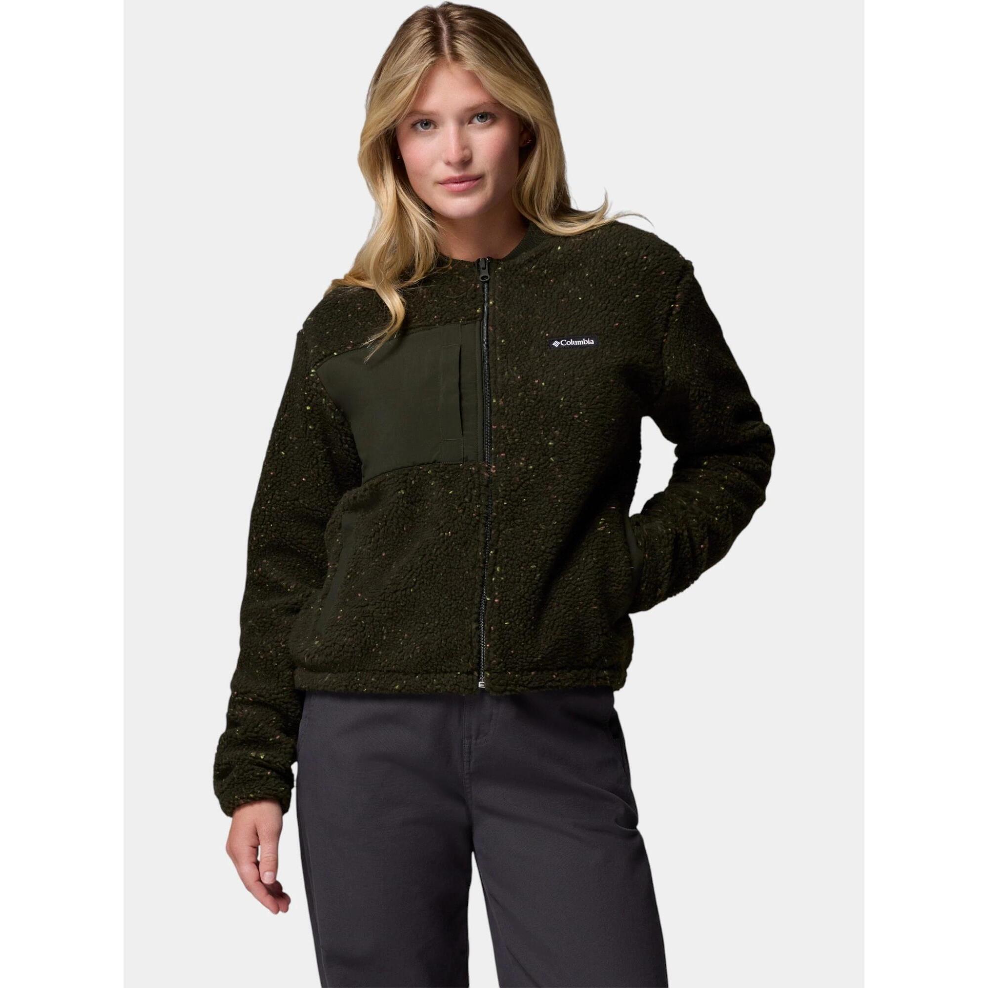 Columbia - Pull Femme Stellar Path Bomber - Polaire - Vert - Decathlon