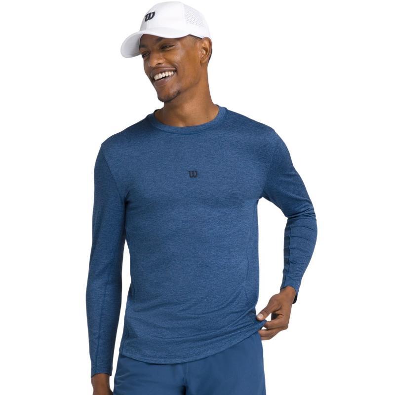 Performance LS T-Shirt Men Court Blue