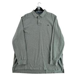 Reconditionné - Polo manches longues Homme Gris - homme - Excellent