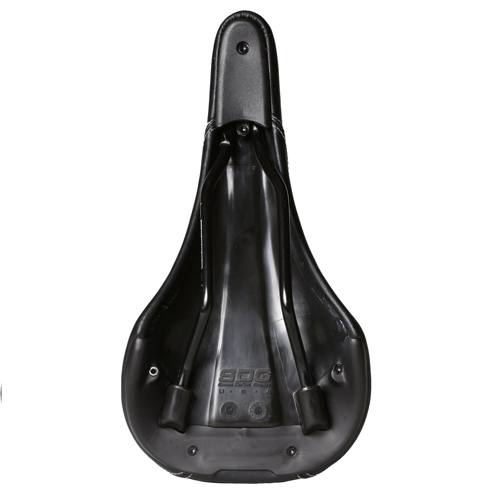 SDG Bel-Air RL Sattel, Stahl 7x7mm, black/black 3/3