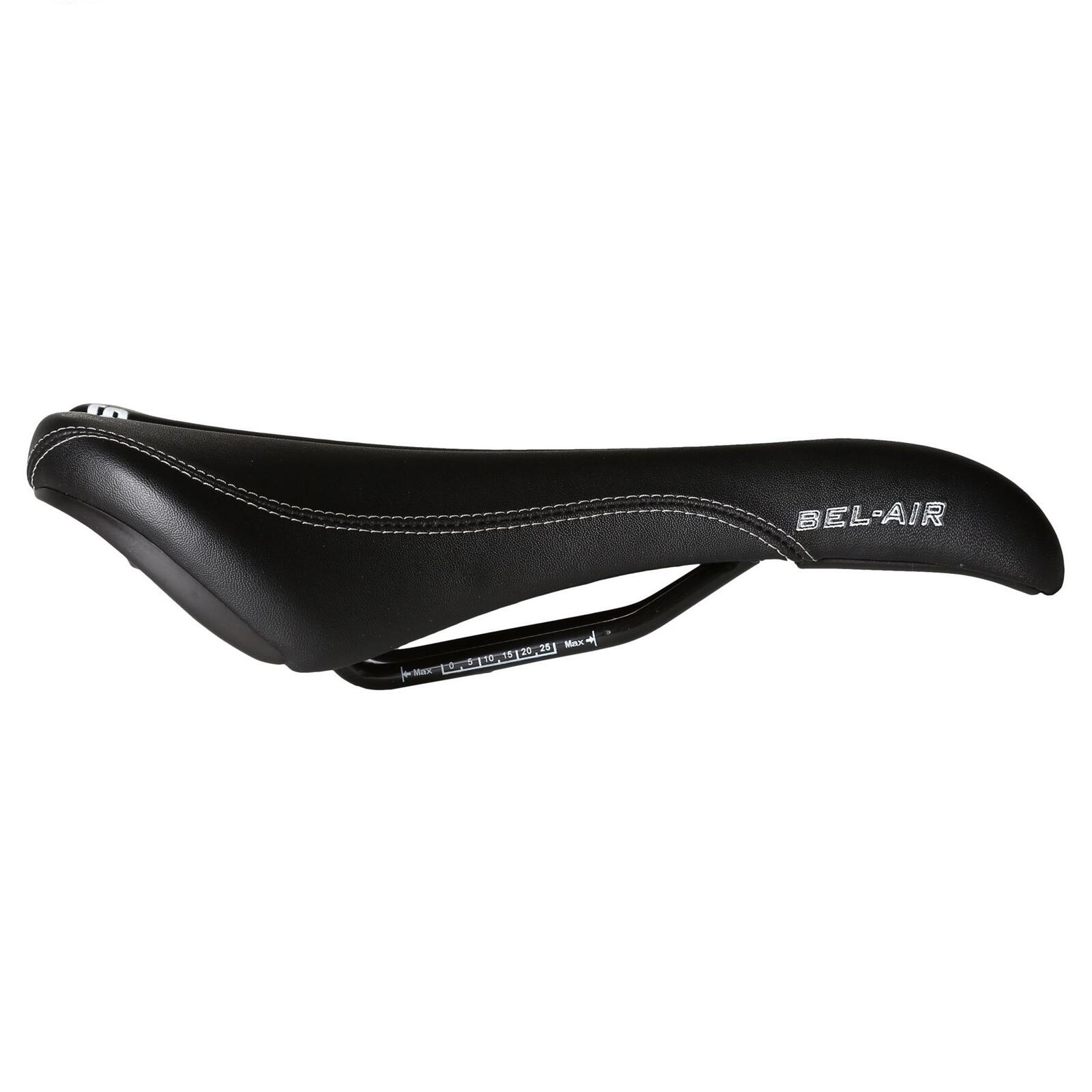 SDG Bel-Air RL Sattel, Stahl 7x7mm, black/black 2/3