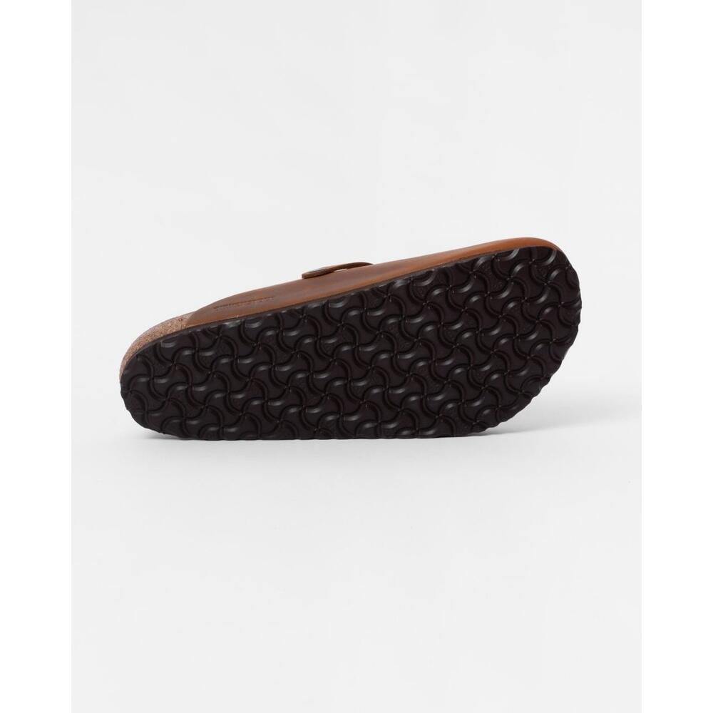Unisex muły Birkenstock Boston brązowe regular 1028179 4/10