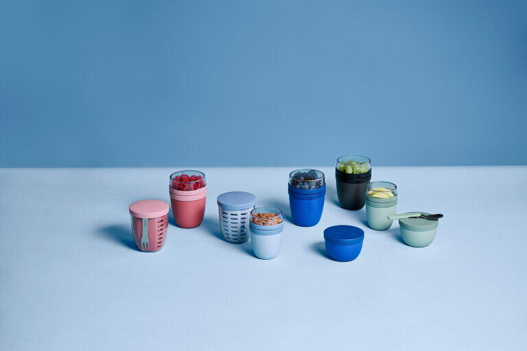 Mepal Ellipse 500 ml Snackpot - Nordic blue 3/5