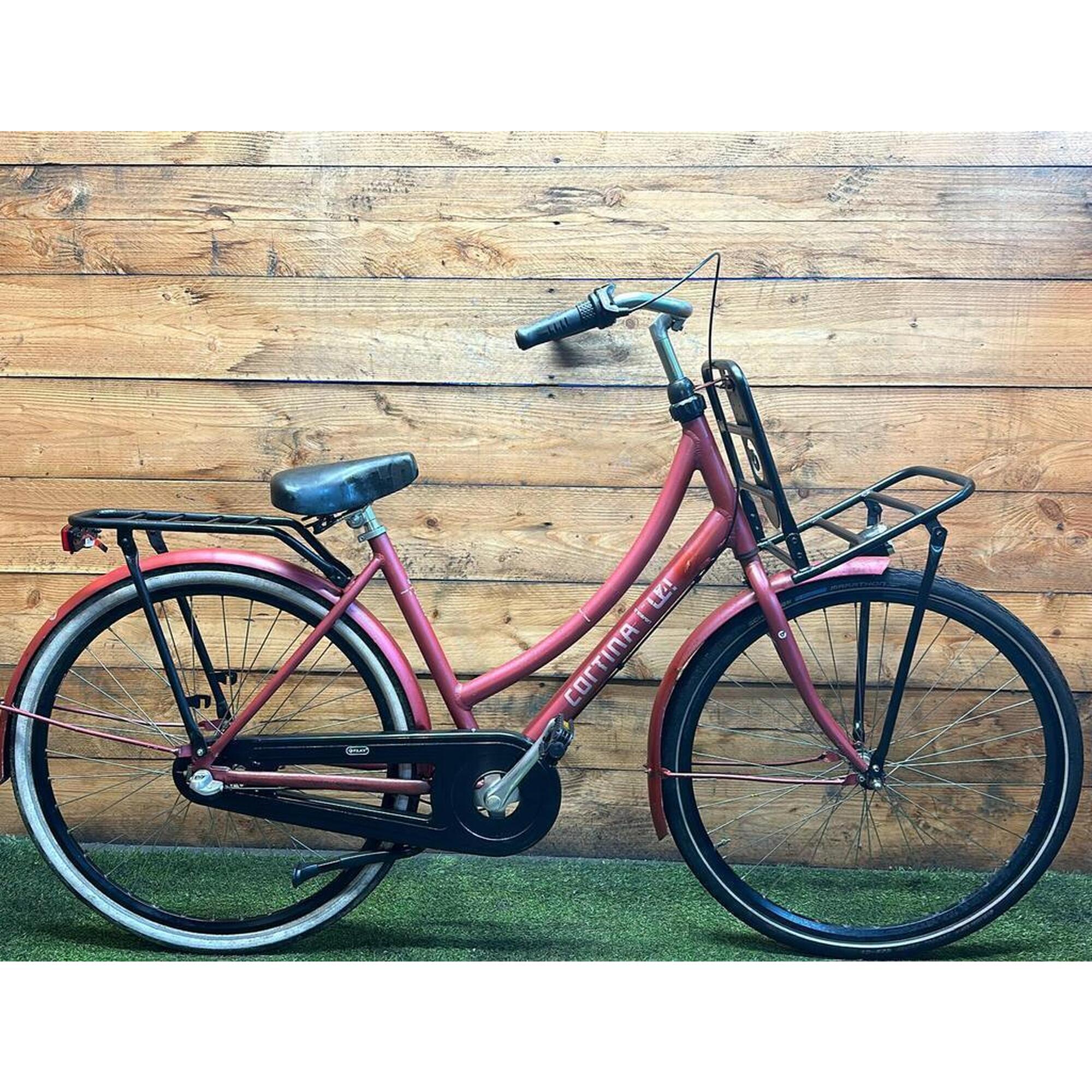 Cortina - Vélo D’occasion Cortina U4 3v 28inch 50cm - Vélo Ville - Noir - Decathlon