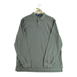 Reconditionné - Polo manches longues Homme Gris - Bon État