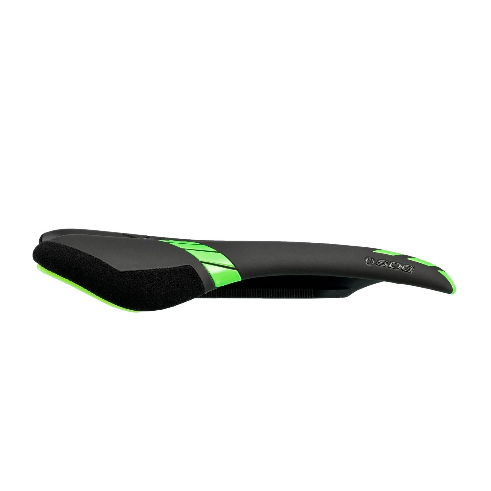 SDG I-Fly 2.0 selle I-Beam noir-vert néon 2/2