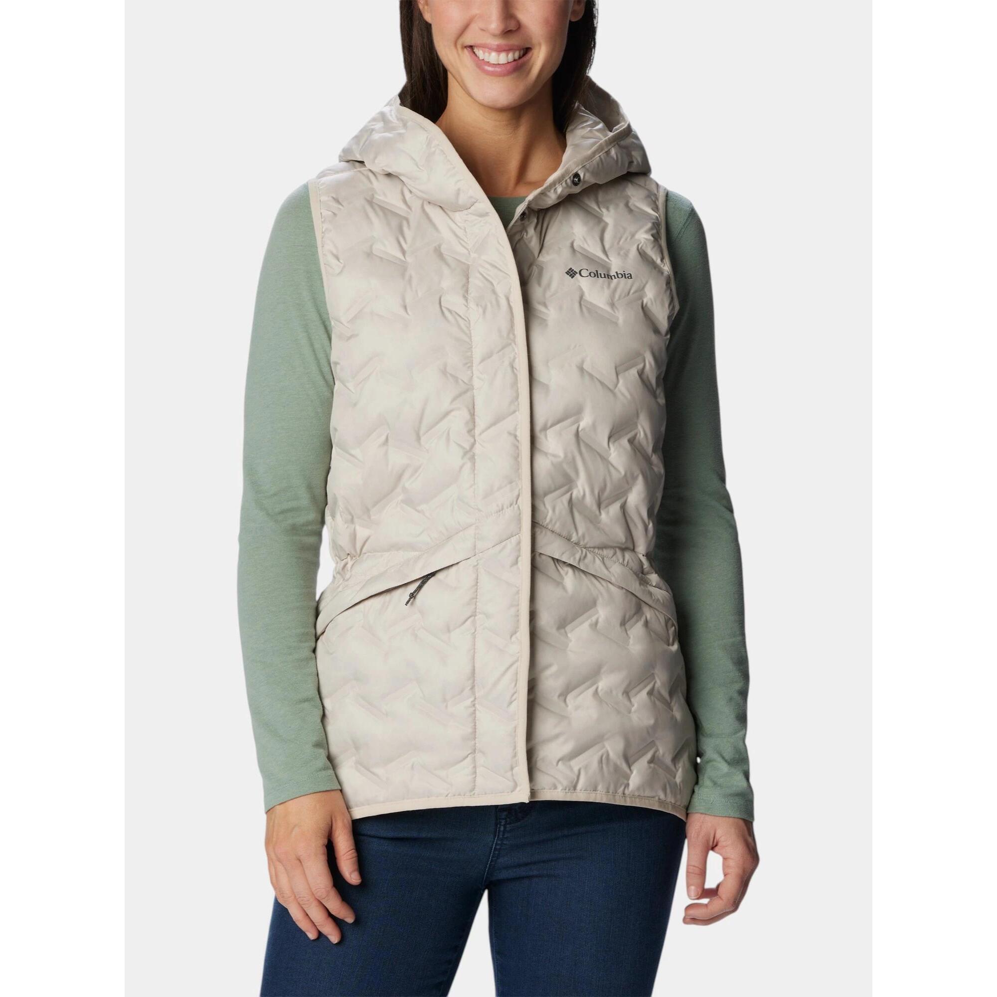 Columbia - Gilet Femme Delta Ridge Ii - Pull Sans Manche - Beige - Decathlon