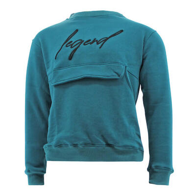 Signature milano sweater zwart – unisex voor fitness en hardlopen