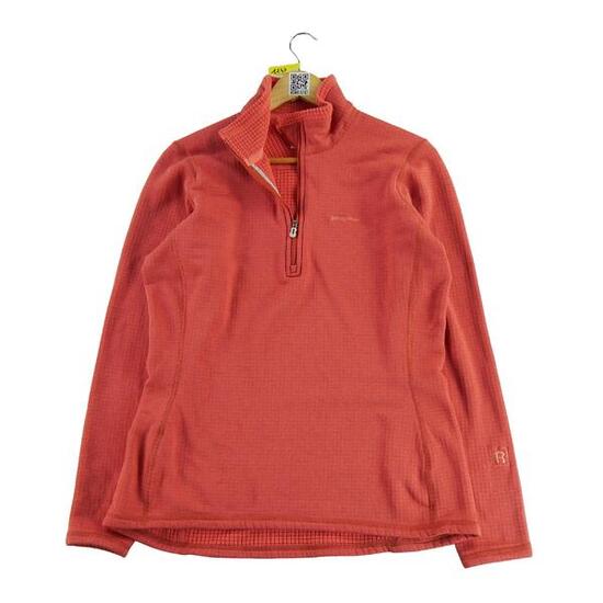 Seconda Mano - Pullover in pile arancione da donna - Stato buono
