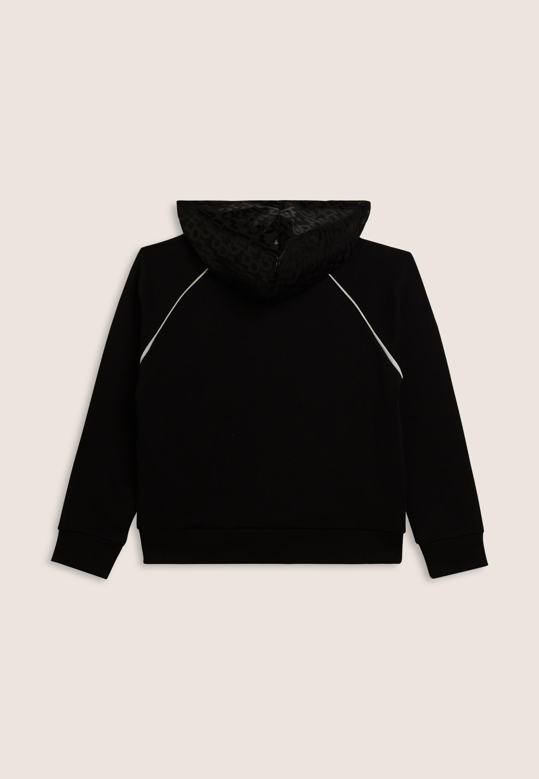 Sweat-shirt pour fille avec fermeture à glissière et capuche avec détails griffé 2/3