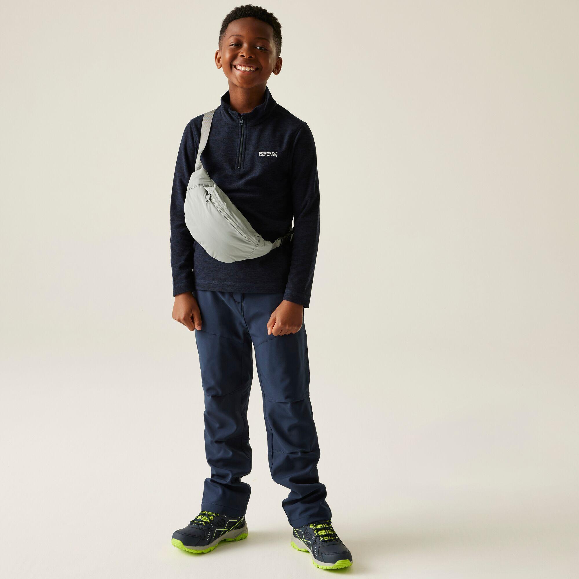 Polaire Kids Hot Shot Marl moitié zippée 3/4