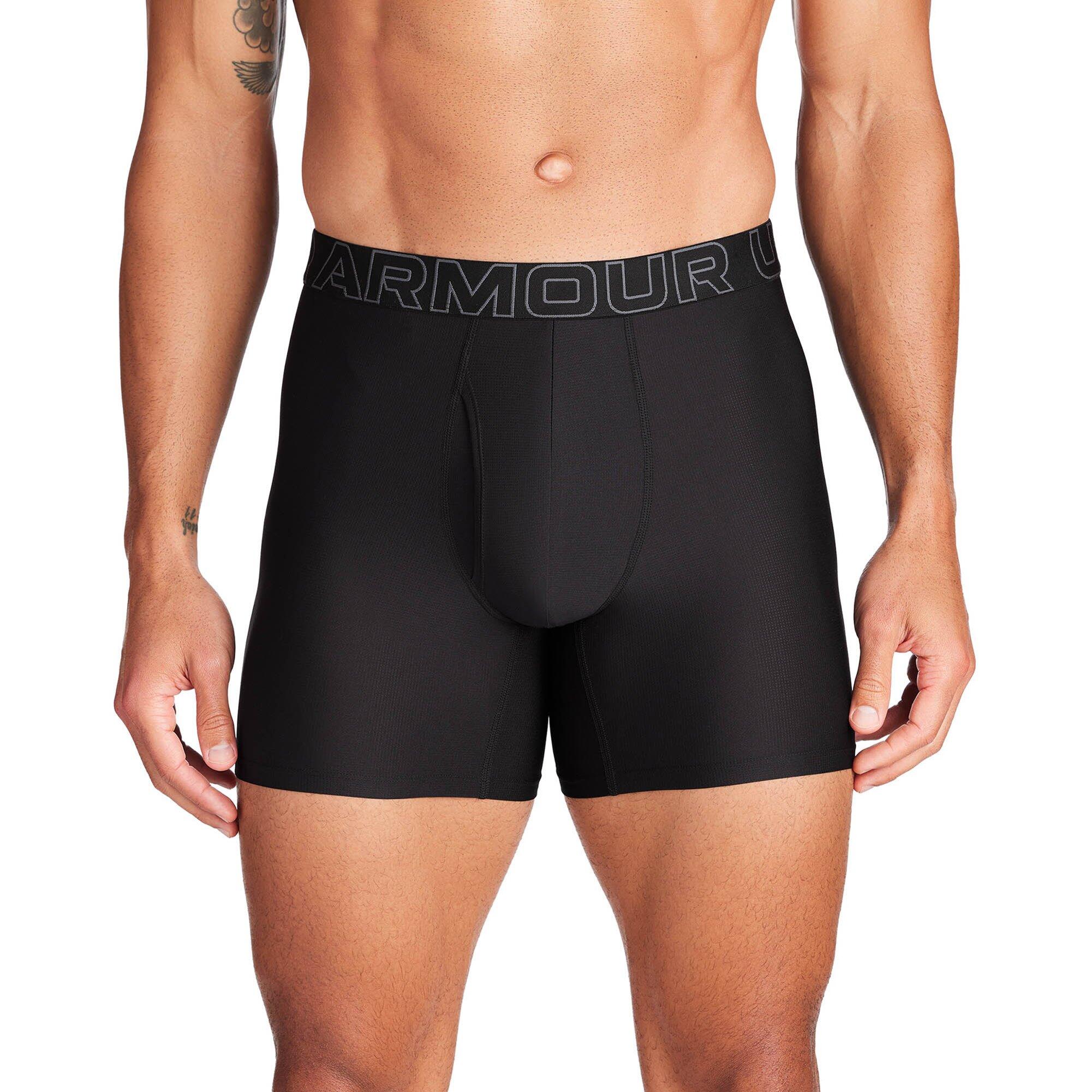 Boxershort Herren 6er Pack Figurbetont-UA PERFORMANCE TECH MESH -SOLID 6 IN 6PK 2/3