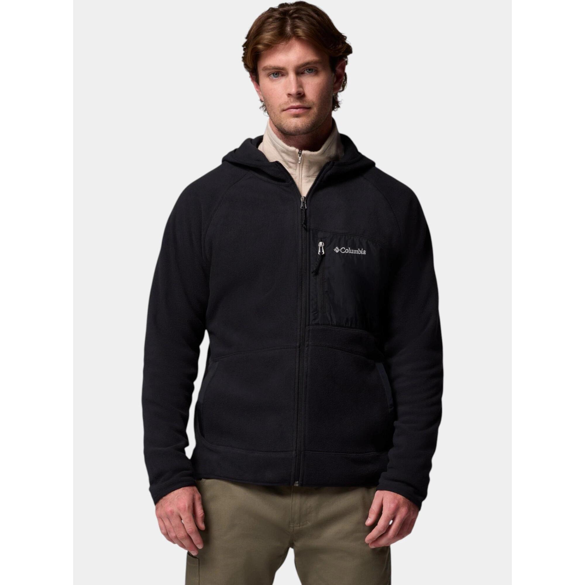 Columbia - Pull Homme Fast Trek Overlay - Polaire - Noir - Decathlon