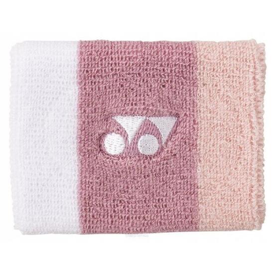 Frotka tenisowa Yonex Wristband Tricolor różowa