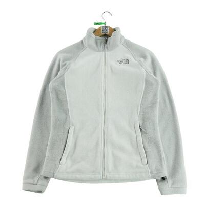 Tweedehands - dames tnf wit fleece jack - zeer goede staat