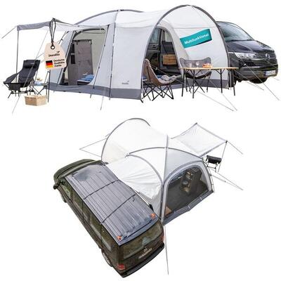 Tenda da campeggio cupola - Pitea 4 Flex Protect Box Set - connettore furgone