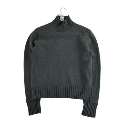 Seconda Mano - Maglione grigio in lana e cashmere da donna - Stato eccellente