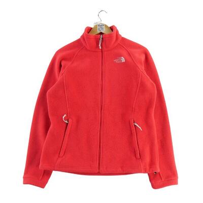 Tweedehands - dames tnf rode fleece jas - als nieuw