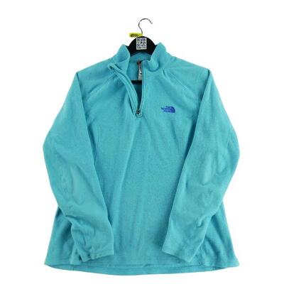 Tweedehands - dames polartec turquoise fleece pullover - goede staat