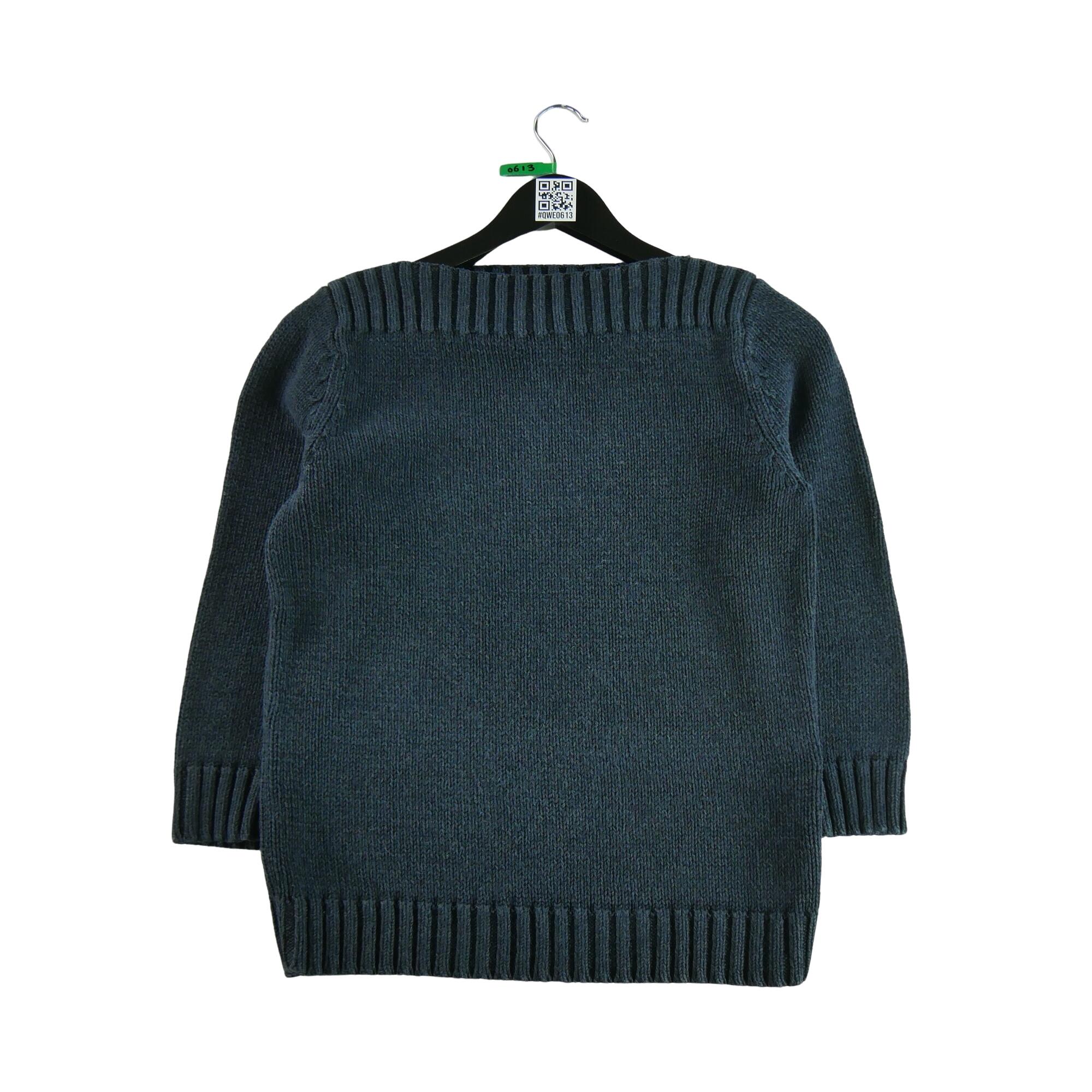 Ralph Lauren - Reconditionné - Pull Femme Soie Et Lin Marine - Très Bon État - Sweat-shirt - Bleu - Decathlon