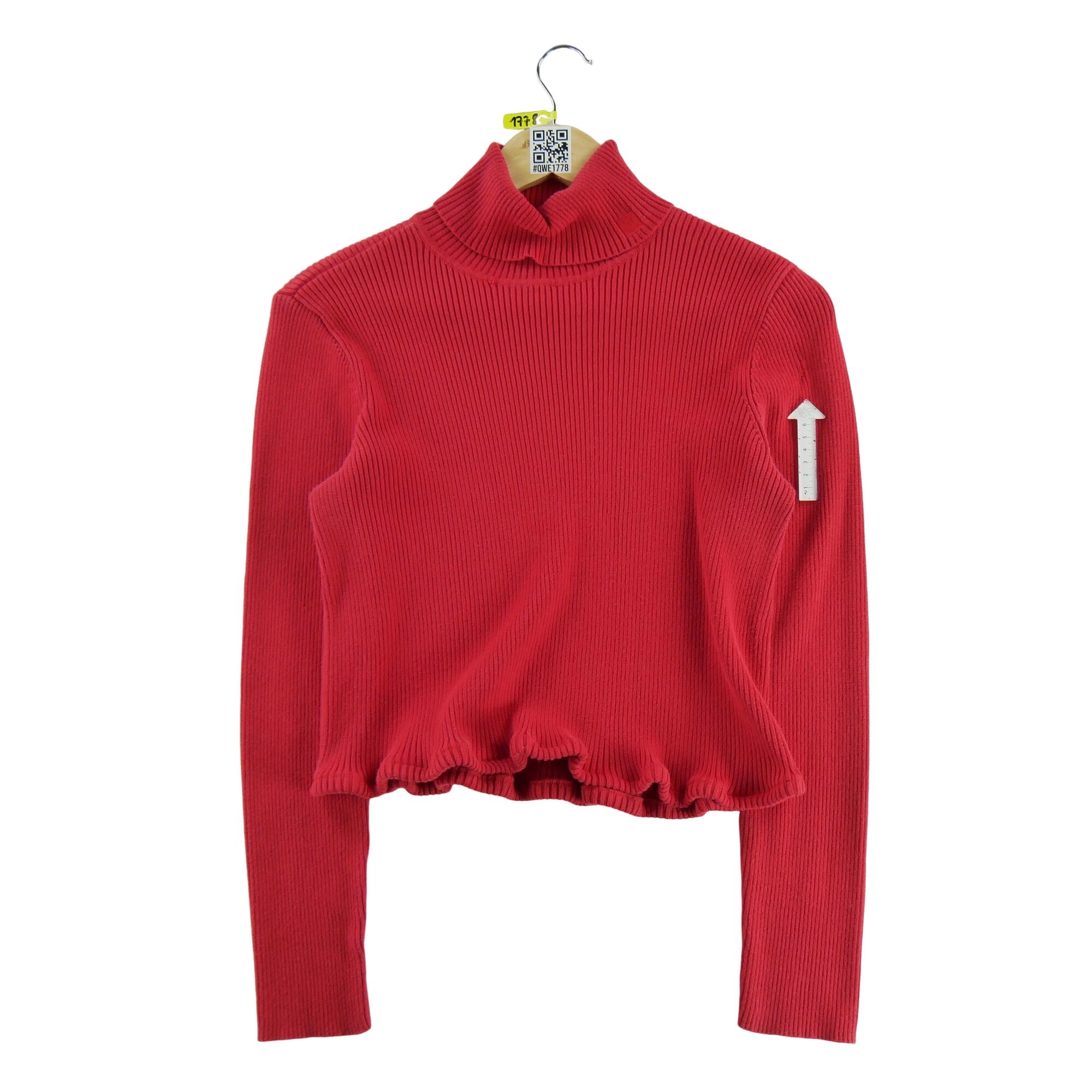 Reconditionné - Pull Femme col roulé Rouge - Bon État 5/7
