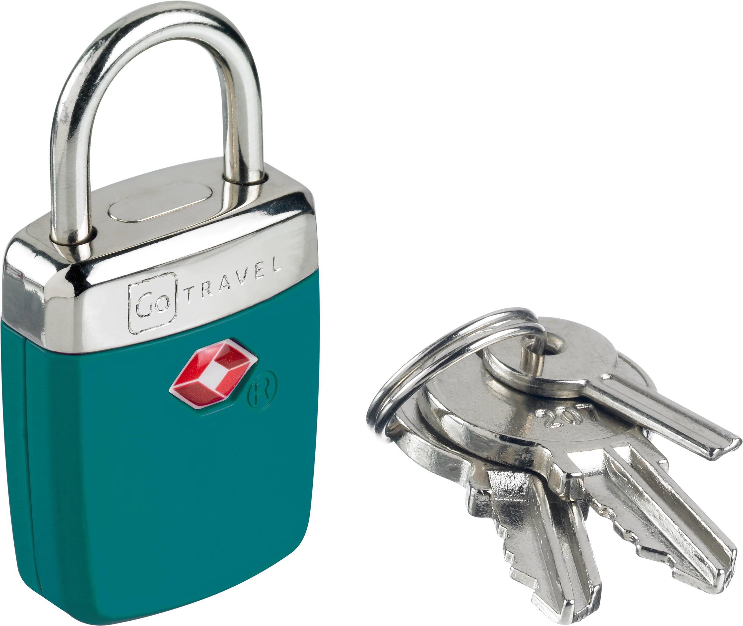 Cadeado com chave de alerta TSA GO TRAVEL 2/4