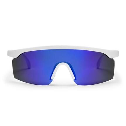 Chpo Brille Lelle weiß blau verspiegelt