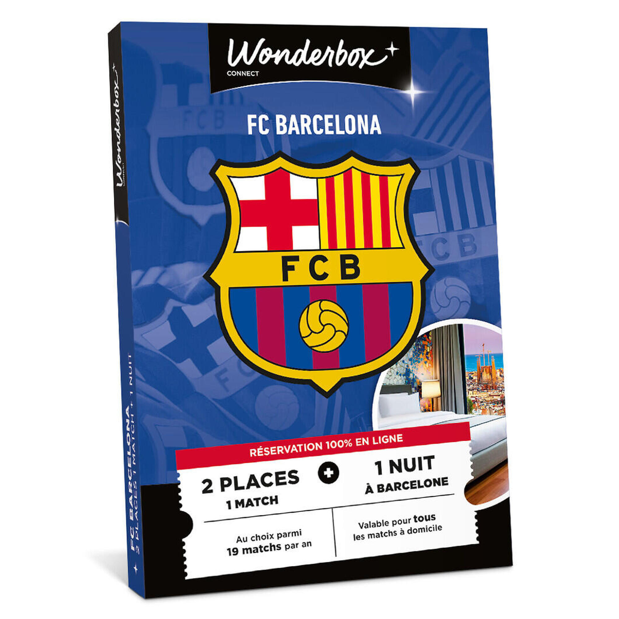 Wonderbox - Wonderbox — Séjour Fc Barcelona Pour 2 (1 Nuit, 2 Billets) - Voyage Sportif - Taille Unique - Decathlon
