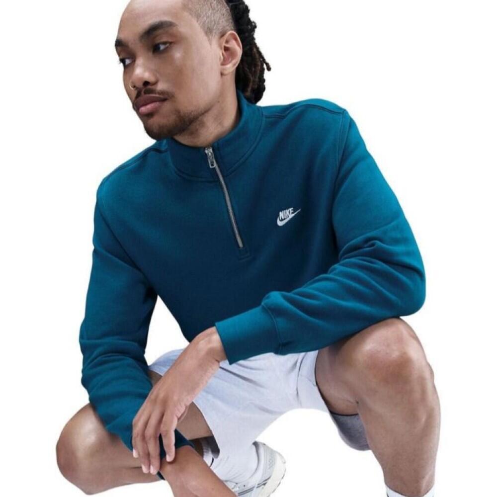 Sudadera Casual Hombre Sportswear Club Men´s 1/2-Zip  FN3864-301 Azul 2/3