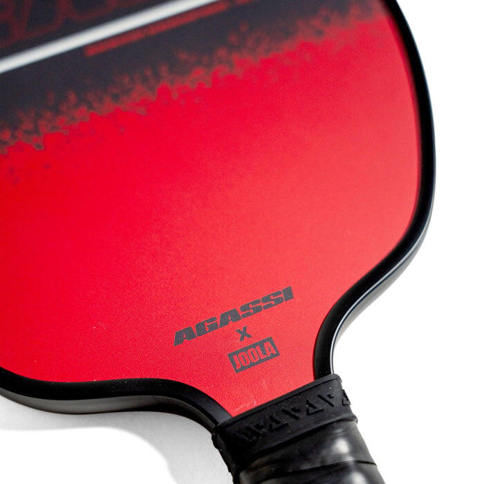 Raquette de pickleball Joola Agassi Champion 12 Noir-Rouge 232g 3/6