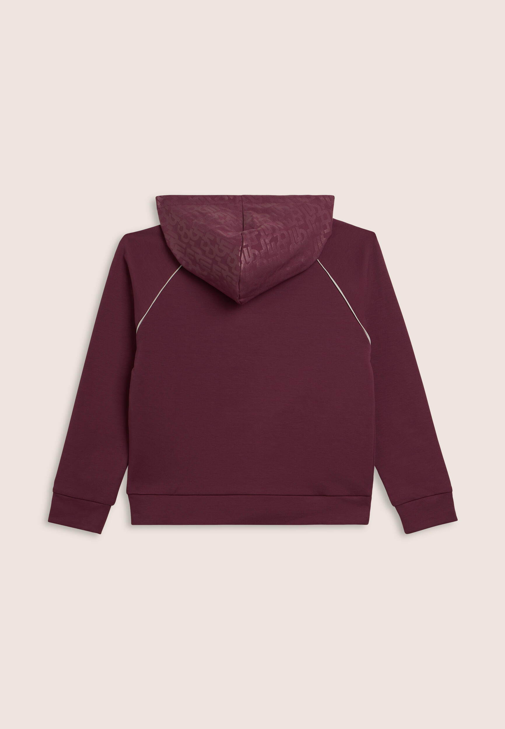 Sweat-shirt pour fille avec fermeture à glissière et capuche avec détails griffé 2/3