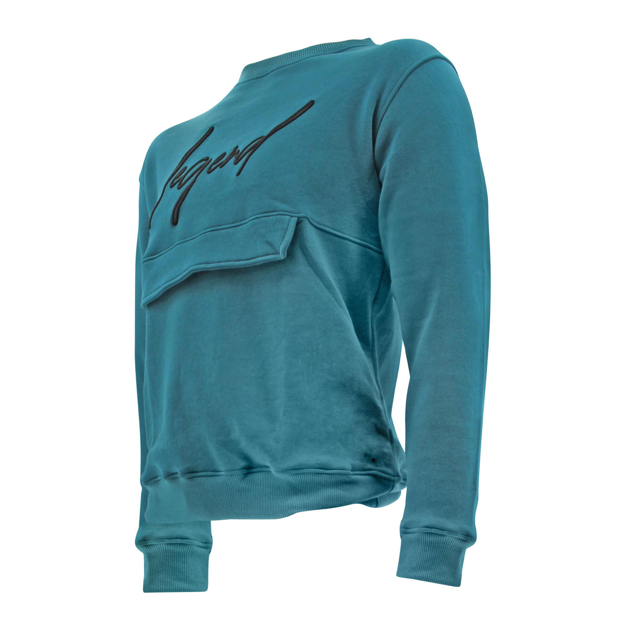 Trui/Sweater Dames/Heren Signature Milano Petrol Fitness en Hardlopen 3/4