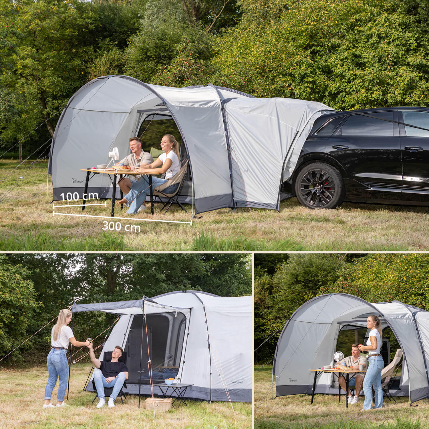 Tente dôme Pitea 4 Flex Protect Set avec sas SUV - 4 personnes - Sol cousu 5/7