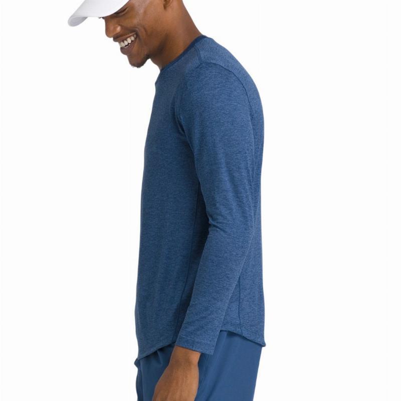 Performance LS T-Shirt Herren Court Blau 3/5