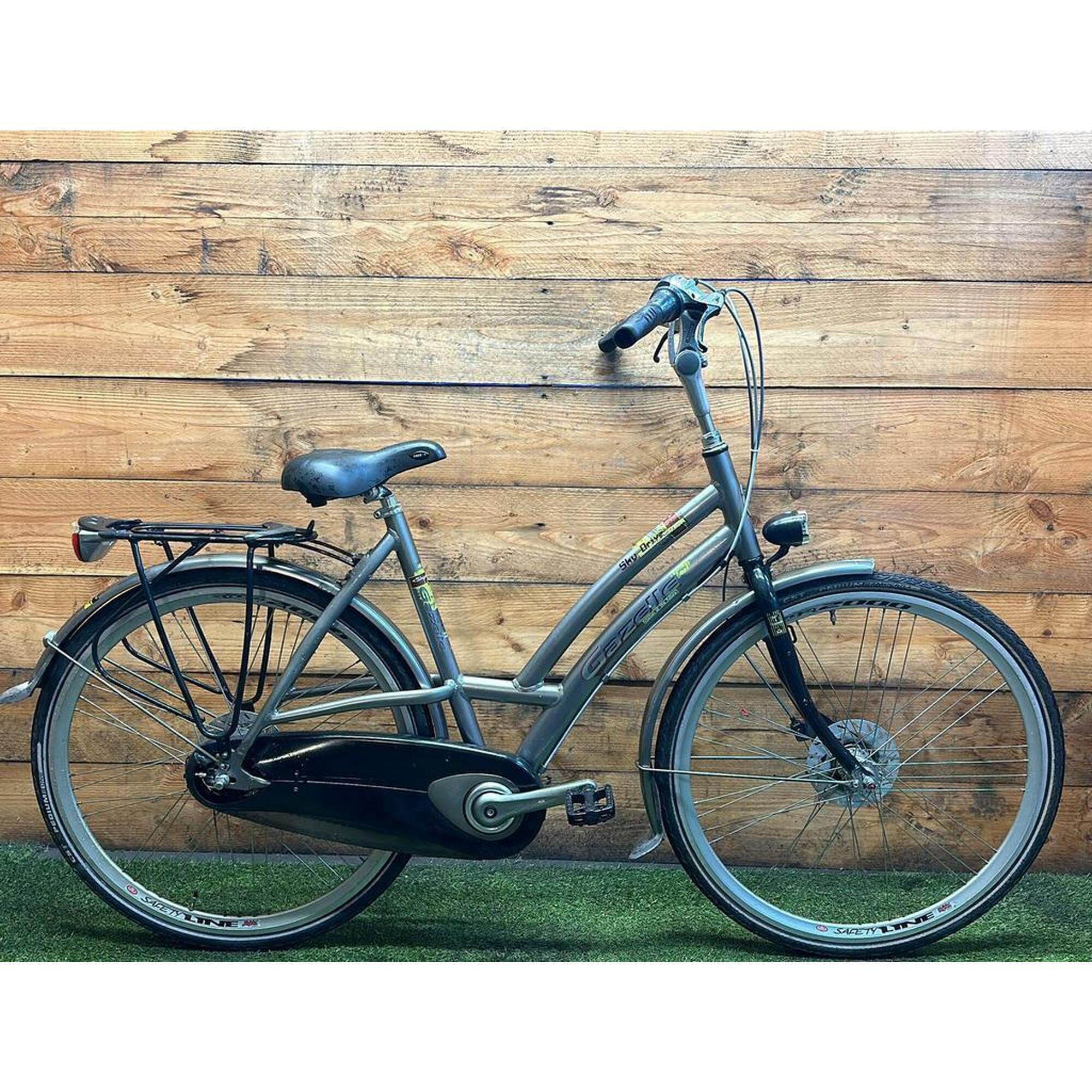 Gazelle - Vélo D’occasion Gazelle Sky Drive 8v 28inch 53cm - Vélo Ville - Noir - Decathlon