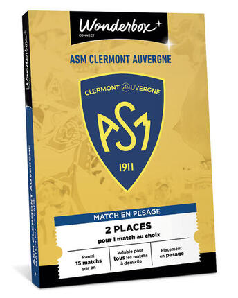 ASM Clermont — 2 places en pesage pour 1 match à domicile.